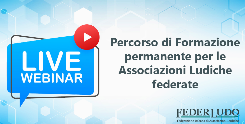 Percorso di Formazione Permanente delle Associazioni Ludiche di Federludo APS