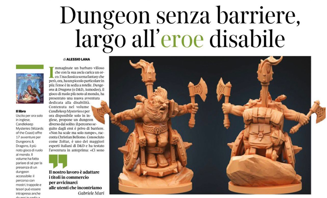 Su disabilità e inclusività nel gioco di ruolo