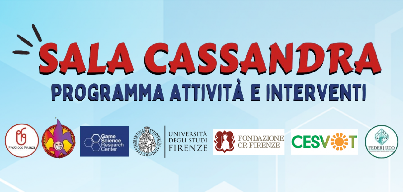 Due giorni di incontri, tavole rotonde e seminari a FirenzeGioca, la cultura ludica italiana protagonista in Sala Cassandra.