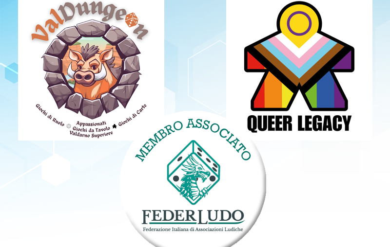 La rete di Federludo si arricchisce di altre due associazioni ludiche Valdungeon APS e Queer Legacy ODV.