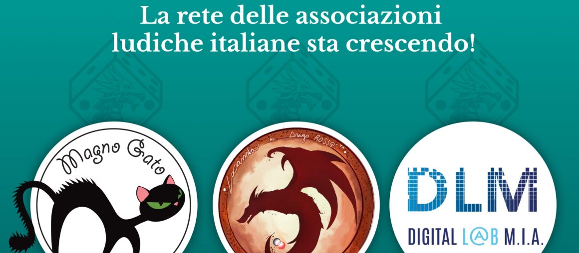 Tre nuove associazioni entrano a far parte della rete di Federludo.