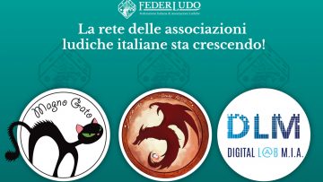 Tre nuove associazioni entrano a far parte della rete di Federludo.