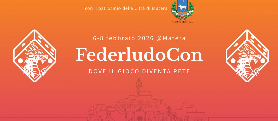 <strong><em>FederludoCon: a Matera dal 6 all’8 febbraio 2026 la quinta edizione</em></strong>